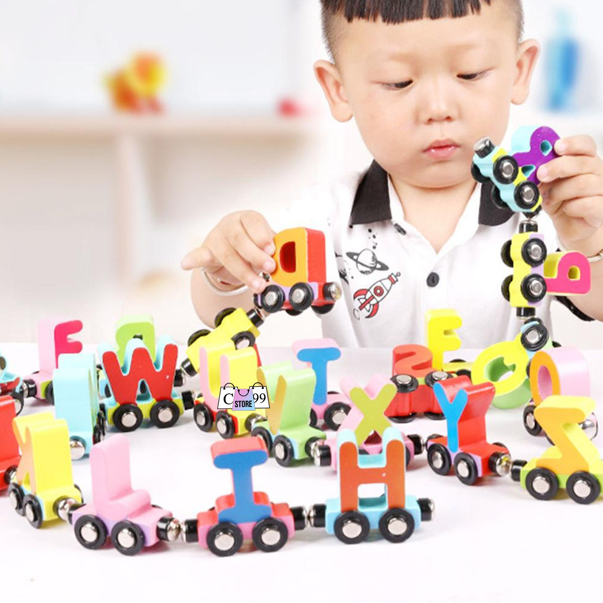 Miniatura 5 de Tren De Letras Abecedario Para Niños